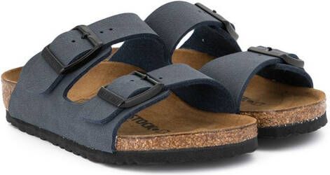 Birkenstock Kids Arizona buckle sandals Blue