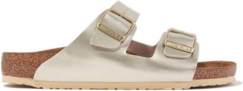 Birkenstock Kids Arizona slip-on sandals Gold