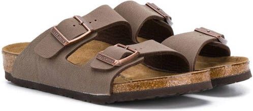 Birkenstock Kids cork sandals Brown