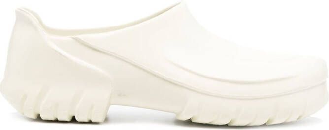 Birkenstock leather ridged shoes Neutrals