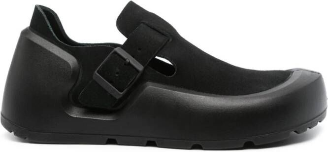 Birkenstock logo-debossed trainers Black