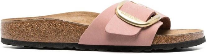 Birkenstock Madrid buckle-detail leather sandals Pink