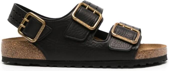 Birkenstock Milano leather sandals Black