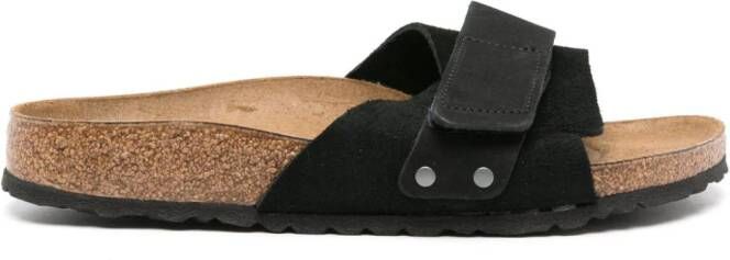 Birkenstock Oita suede slides Black
