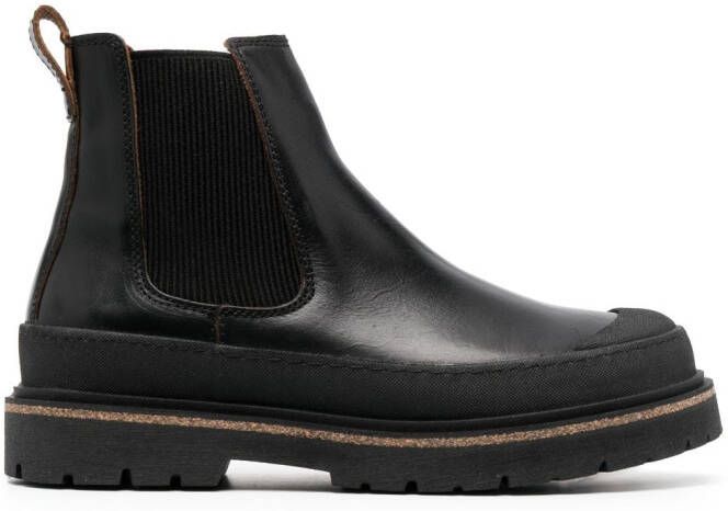 Birkenstock Prescott leather Chelsea boots Black