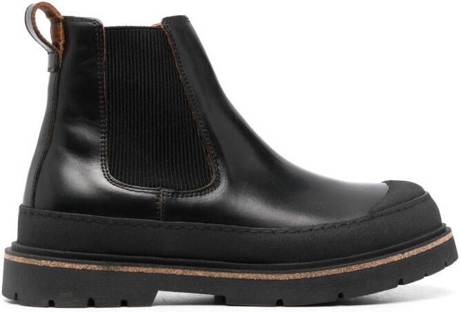 Birkenstock Stalon leather chelsea boots Black
