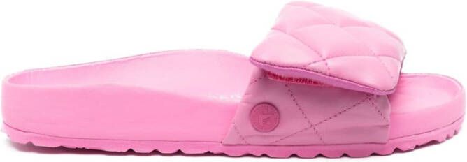 Birkenstock Sylt padded leather sandals Pink