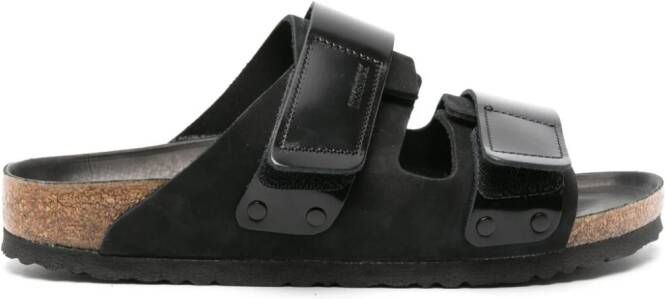 Birkenstock Uji leather slides Black