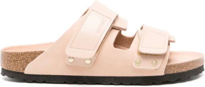 Birkenstock Uji leather slides Neutrals