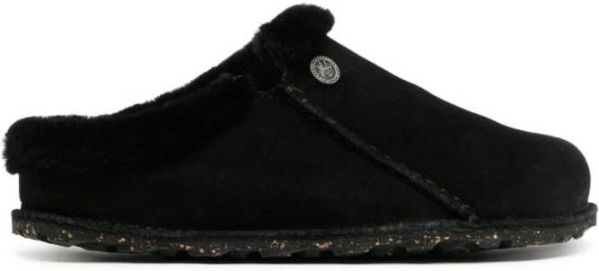 Birkenstock Zermatt Premium suede slippers Black