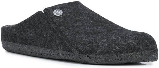 Birkenstock Zermatt wool felt slipper Black