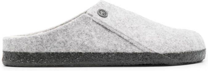 Birkenstock Zermatt wool felt slippers Grey