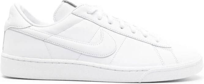 Black Comme Des Garçons x Nike swoosh-embroidery leather sneakers White