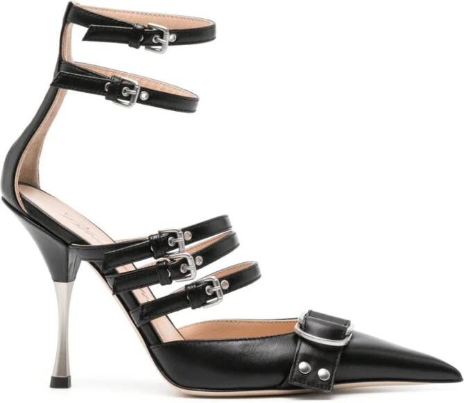 Blumarine 105mm leather pumps Black