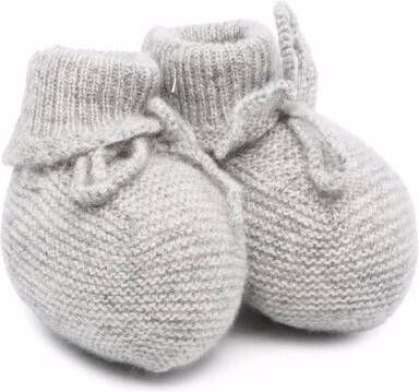 Bonpoint cashmere knit pre-walkers Grey