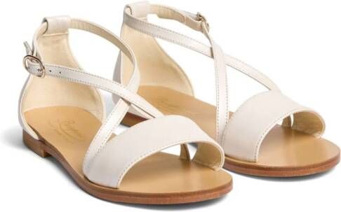Bonpoint Fia leather sandals White