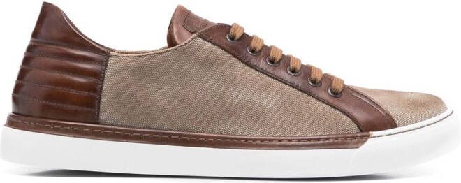 Bontoni lace-up low-top sneakers Brown