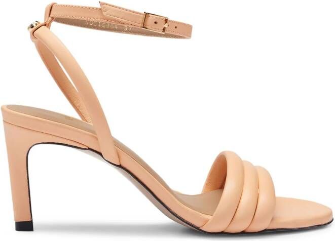 BOSS 70mm padded leather sandals Neutrals