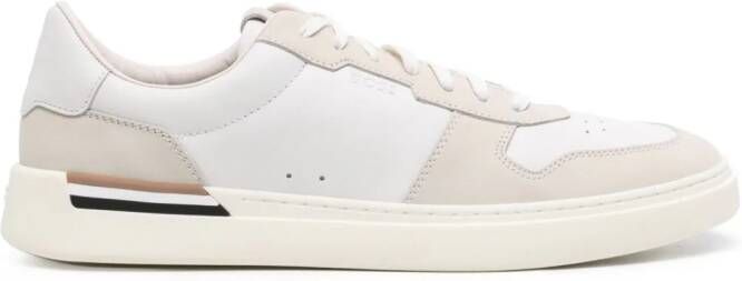 BOSS Clint leather sneakers White
