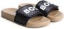BOSS Kidswear logo-print slides Black - Thumbnail 1