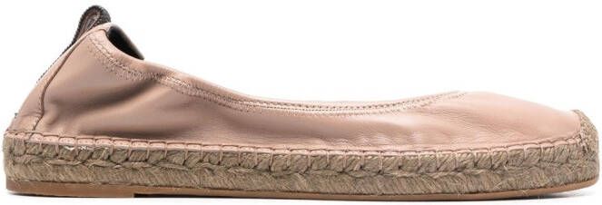 Brunello Cucinelli ballerina-shoe espadrilles Pink