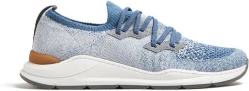 Brunello Cucinelli Kids knit running sneakers Blue