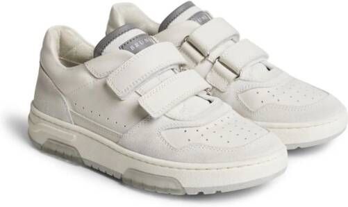 Brunello Cucinelli Kids touch-strap leather sneakers White