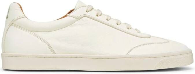 Brunello Cucinelli logo-print panelled low-top sneakers White