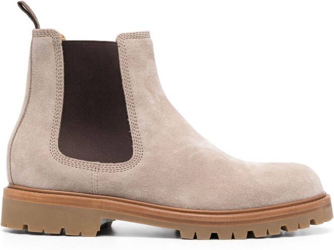 Brunello Cucinelli suede ankle boots Neutrals