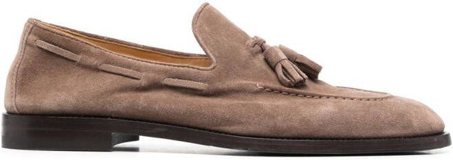 Brunello Cucinelli tassel-detail loafers Brown