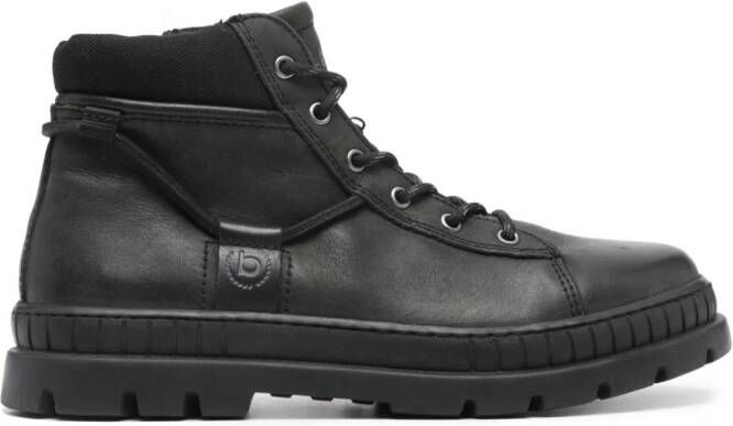 Bugatti Pallario leather ankle boots Black