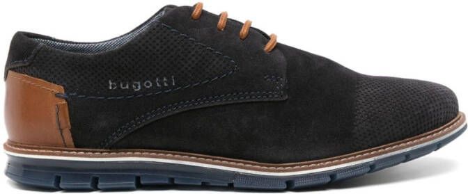 Bugatti Simone panelled boat shoes Blue