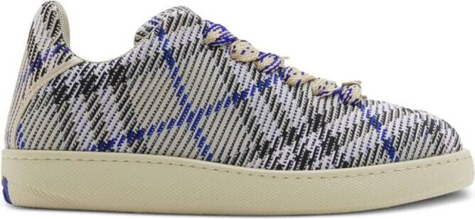 Burberry Box checked sneakers Neutrals