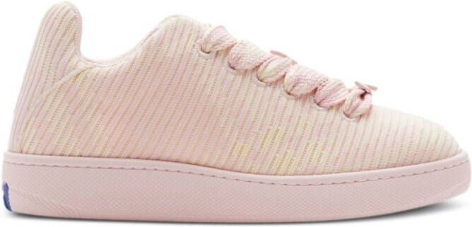Burberry Box checked sneakers Pink
