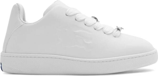 Burberry Box leather sneakers White
