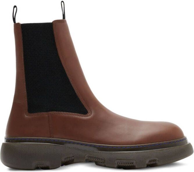 Burberry Creeper Chelsea boots Brown