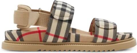 Burberry Kids Vintage Check flat sandals Neutrals