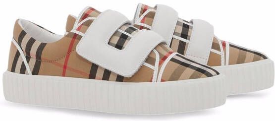 Burberry Kids Vintage Check sneakers Neutrals
