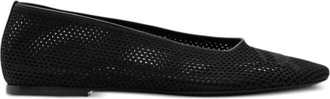 Burberry mesh ballerina shoes Black