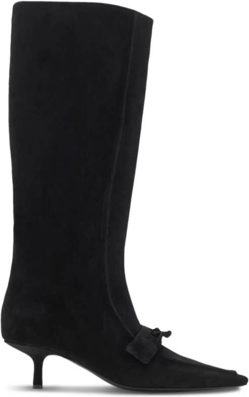 Burberry Storm 50mm suede boots Black