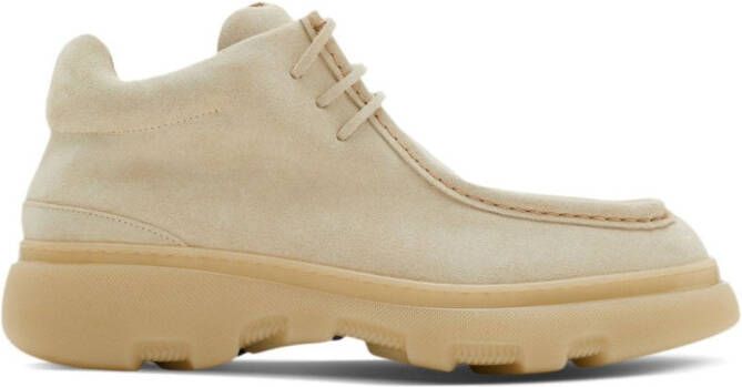 Burberry suede Creeper mid shoes Neutrals