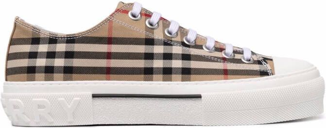 Burberry Vintage Check low-top sneakers Neutrals