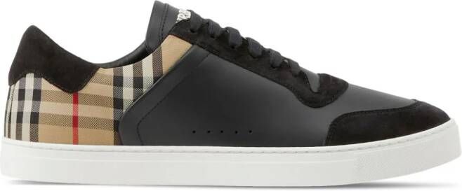 Burberry Vintage check-print sneakers Black