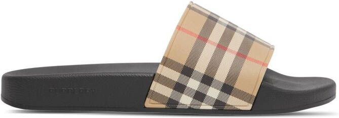Burberry Vintage Check slides Neutrals