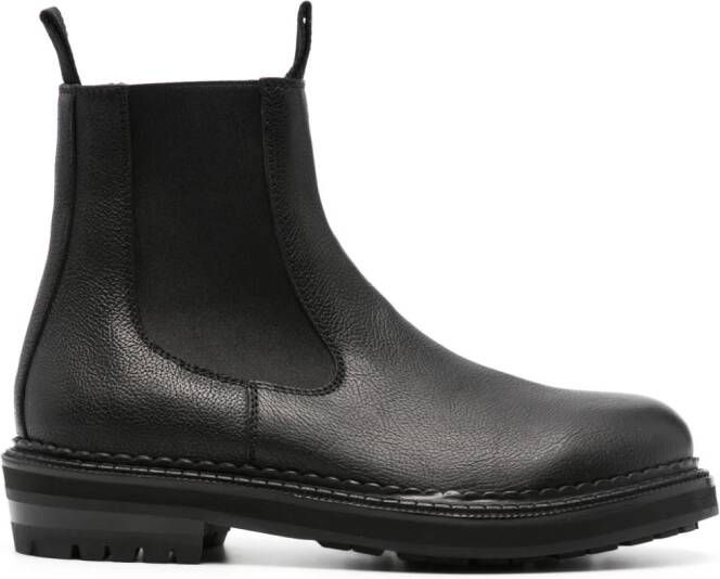 Buttero Cargo leather Chelsea boots Black