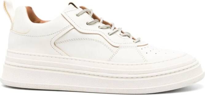 Buttero Circolo leather sneakers White