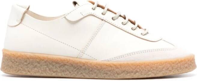 Buttero Crespo leather sneakers Neutrals