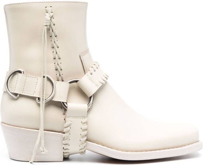Buttero Dalton 45mm biker boots Neutrals
