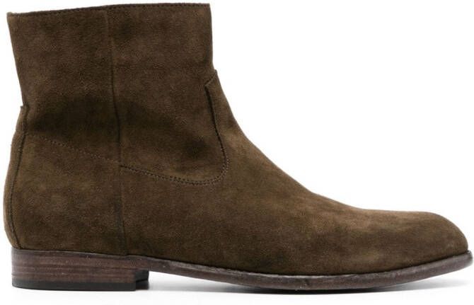 Buttero Floyd suede ankle boots Green