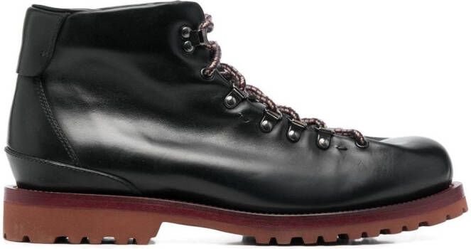 Buttero lace-up ankle boots Black